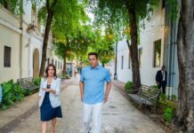 Ministro de Turismo y embajadora de USA recorren la Ciudad Colonial