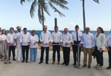 Presidente Abinader y ministro Collado inauguran segunda etapa del malecón de Santo Domingo Este